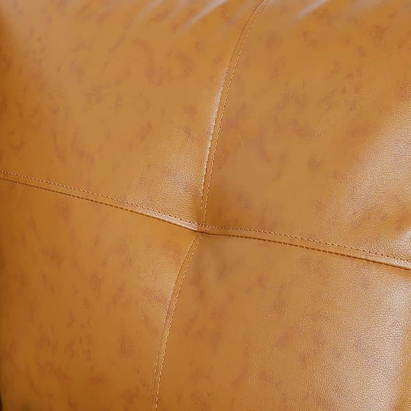 Ginger Semi PU Synthetic Leather 3-Piece Sofa Set