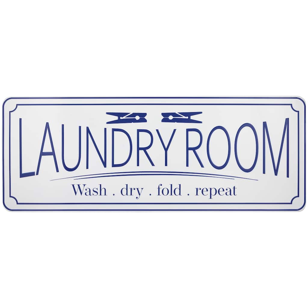 Laundry Room Metal Wall Sign - 36.25"