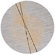 preview thumbnail 27 of 29, SAFAVIEH Odyssey Vandna Mid-Century Modern Rug 6'7" Round - Grey/Gold - Round
