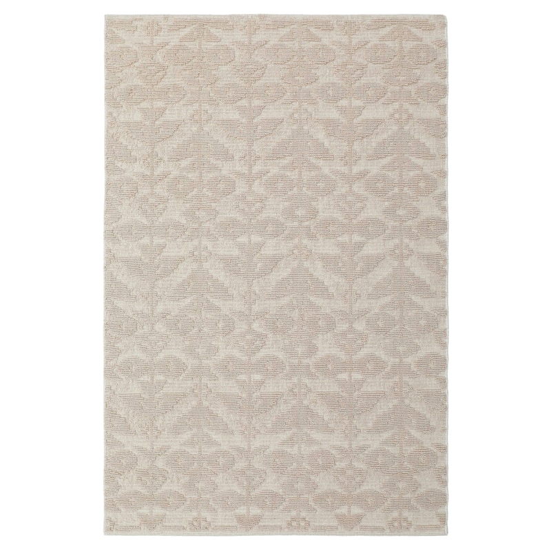 Terra by Obeetee Savanna Grace Rug - Natural/Diamond - 2'6" x 8'