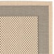 preview thumbnail 90 of 133, SAFAVIEH Courtyard Sherrie Border Indoor/ Outdoor Waterproof Patio Backyard Rug