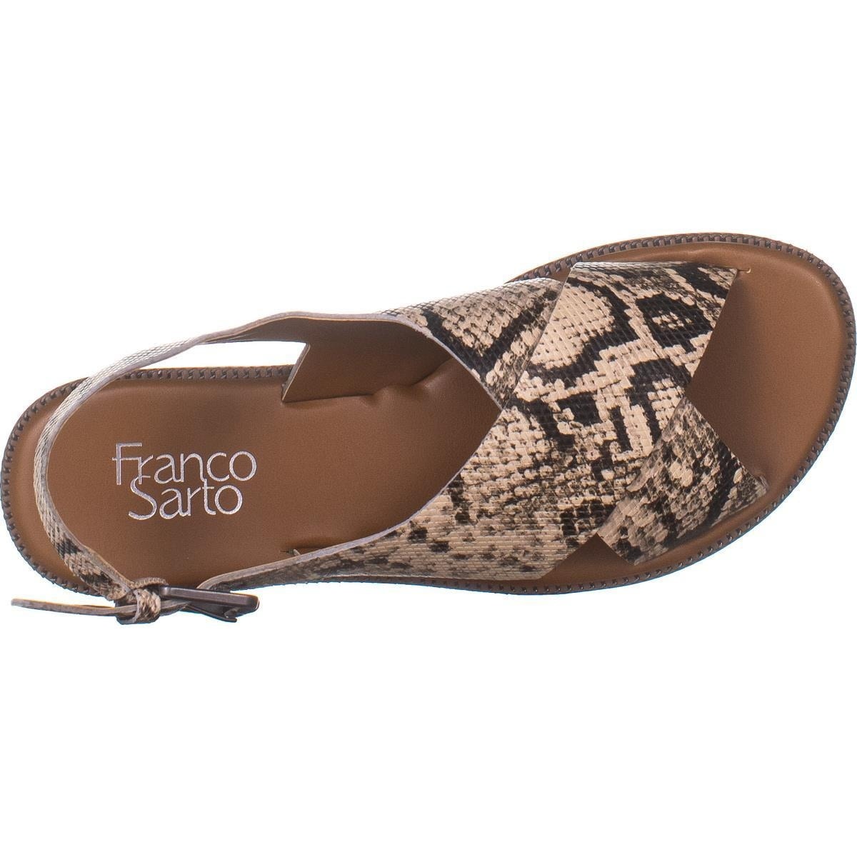 franco sarto kayleigh slingback leather sandal