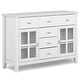 preview thumbnail 40 of 78, WYNDENHALL Stratford Solid Wood Transitional Sideboard Buffet - 54 inch Wide