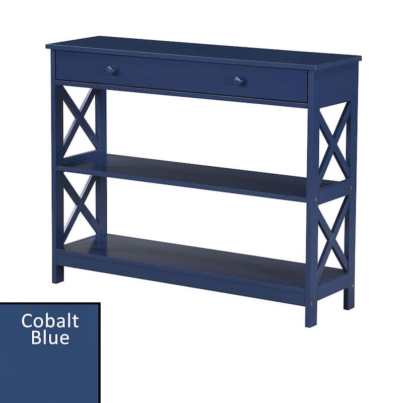 Convenience Concepts Oxford 1 Drawer Console Table with Shelves
