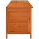 preview thumbnail 5 of 79, vidaXL Patio Storage Box with Lid for Outdoor Garden Furniture Solid Wood Fir