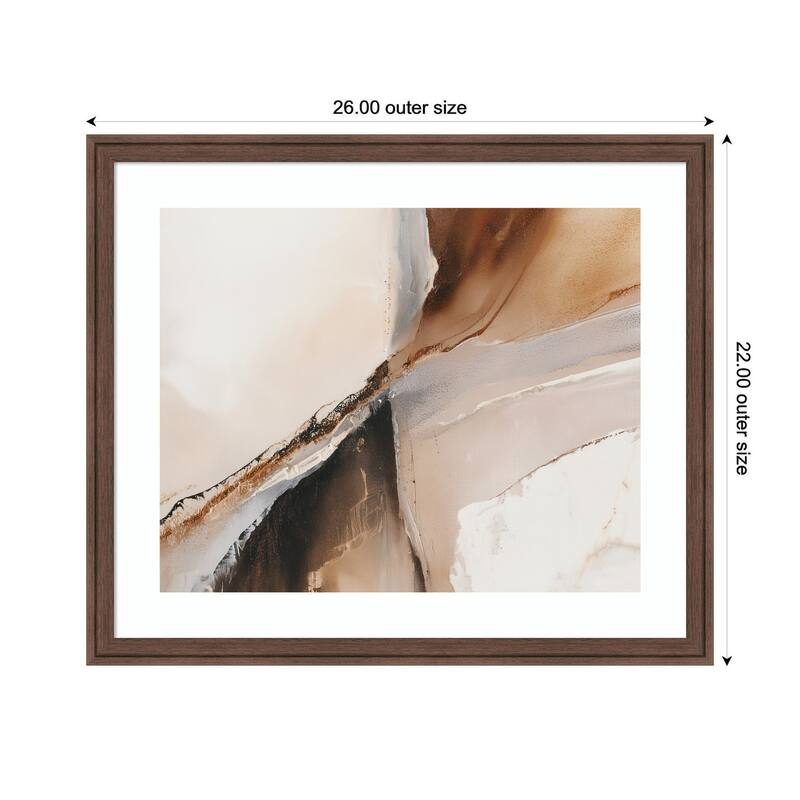 Kate and Laurel Element II by Amy Lighthall Framed Wall Art Print