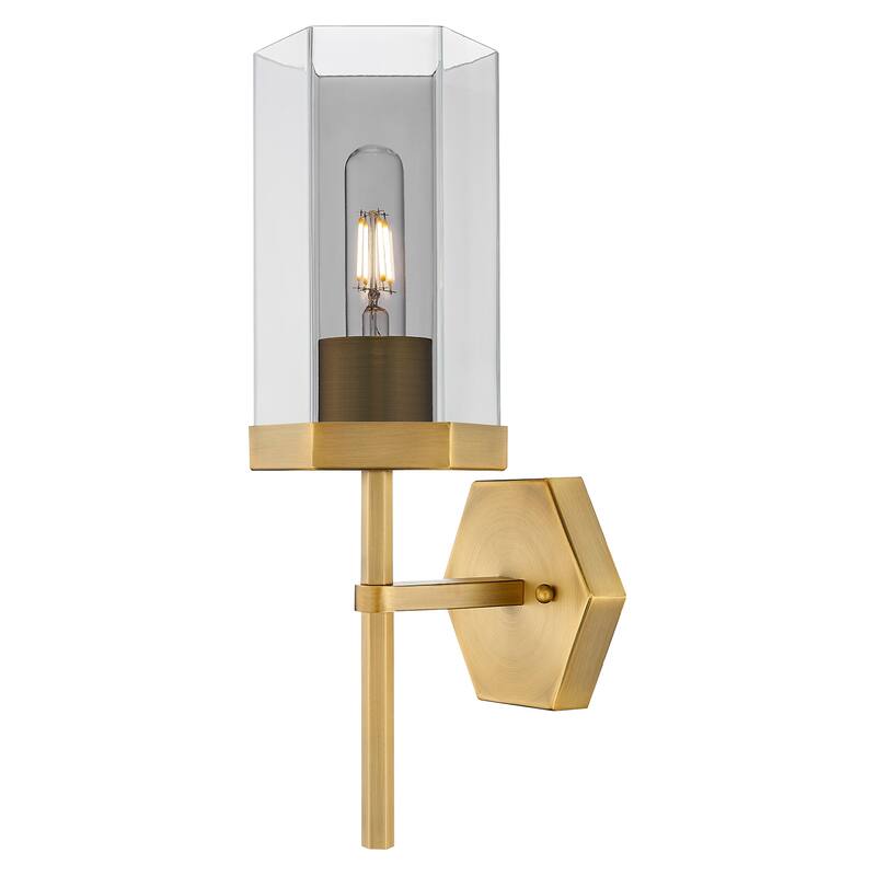 Innovations Lighting 463-1W-G463-8SM Blakeley 15" Tall Wall Sconce - Brushed Brass