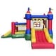 preview thumbnail 3 of 5, Castle Bounce House for Kids with Blower Two Jump Areas and Slides