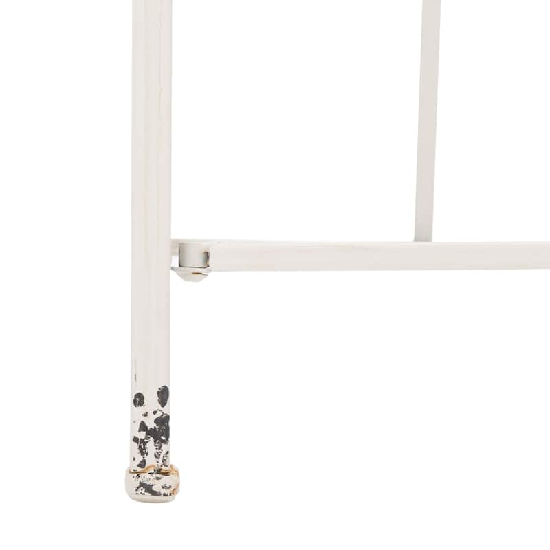 SAFAVIEH Bryn Victorian Wrought Iron 4-Tier Outdoor Bakers Rack - 25 In. W x 15 In. D x 63 In. H - 25"W x 15"D x 63"H