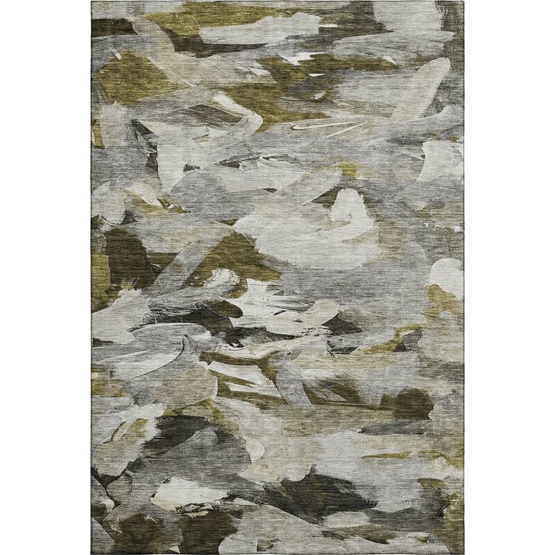 Premium Washable Super Soft Brushstrokes Abstract Mayfield Rug
