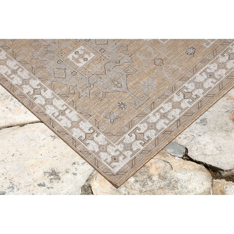 Kilim Indoor/Outdoor Rug Neutral