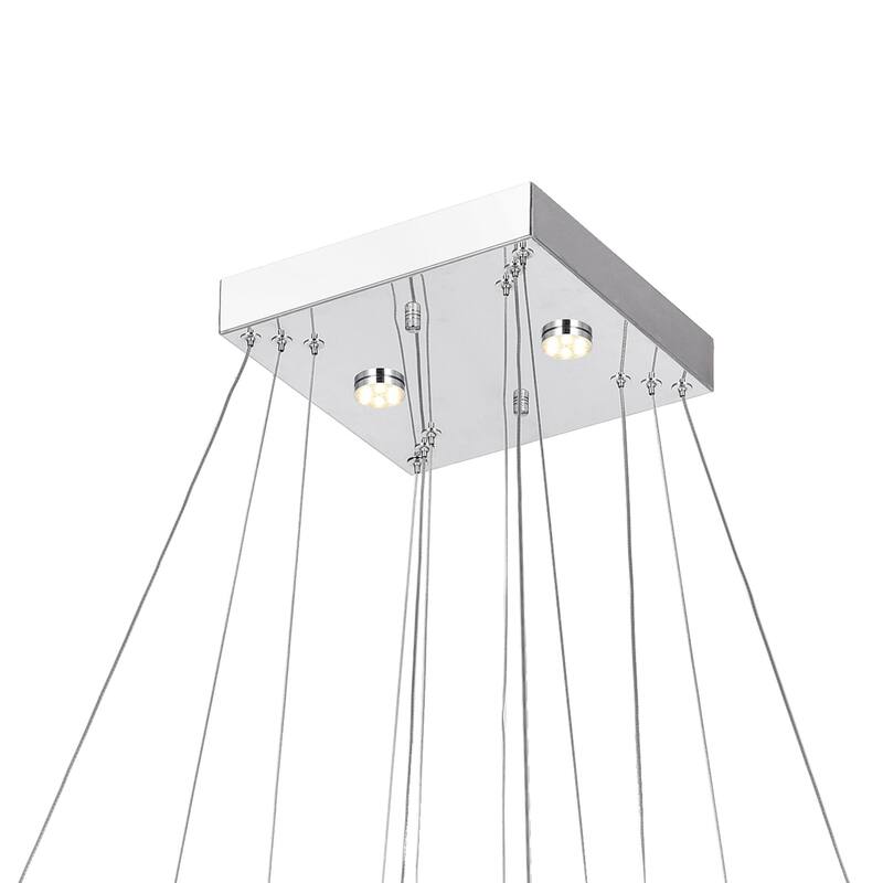 Florence LED Chandelier With Chrome Finish