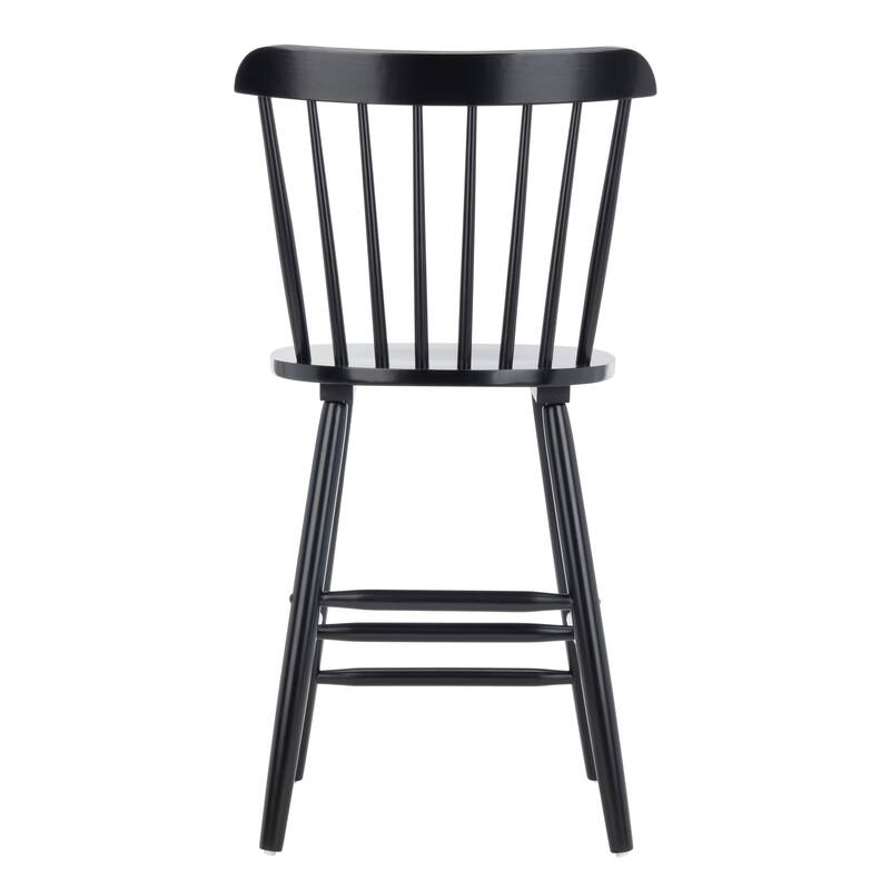 SAFAVIEH Arra 24-inch Spindle Farmhouse Counter Stool (Set of 2) - 19.9" x 20.1" x 43.1" - 20"W x 20"D x 38"H