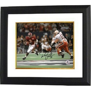 David Palmer Signed Alabama Crimson Tide 8x10 Photo Custom Framed 2 Run Vs Miami