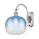 Option Brushed Satin Nickel / Sapphire Blue