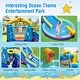preview thumbnail 6 of 8, Gymax Kids Inflatable Water Slide Park Bounce Castle w/ 50 Ocean Balls