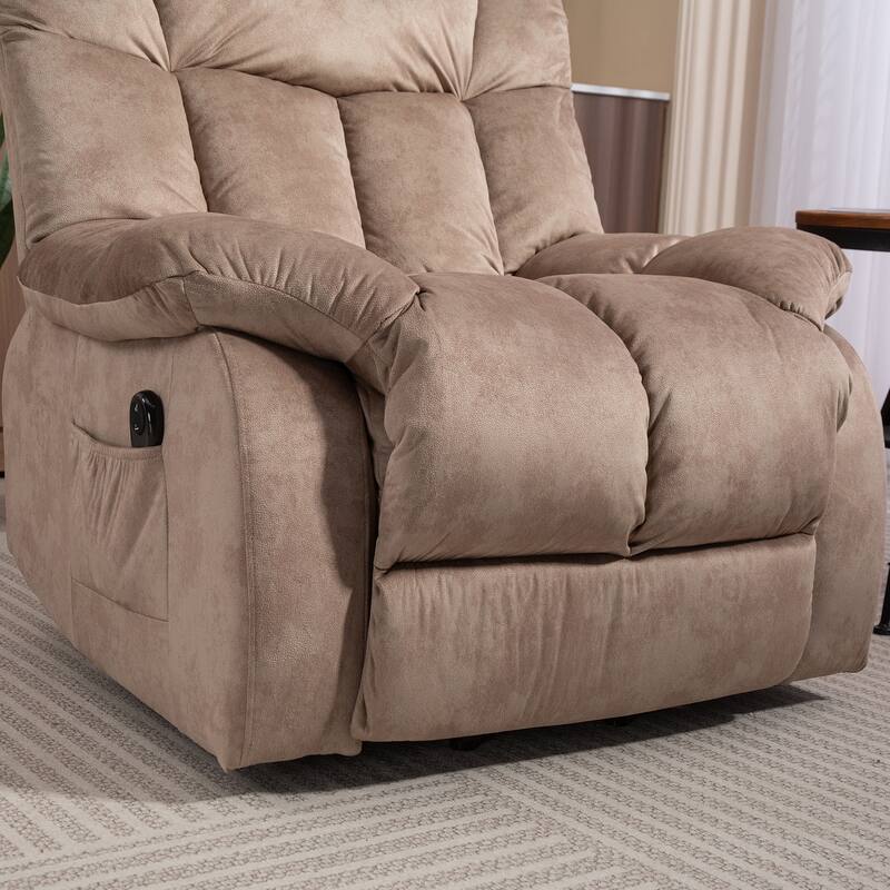 Power Lift Recliner Chair for Elderly，Heavy Duty Recliner w/Safety Motion Mechanism and Comfortable Upholstery