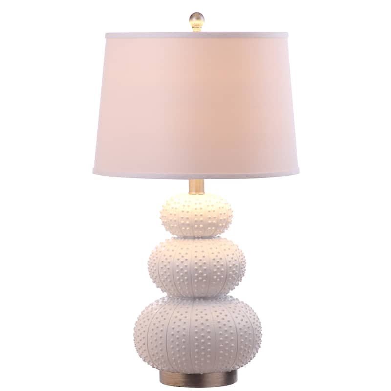 SAFAVIEH Lighting Nikita 29-inch Off-White Gourd Table Lamp (Set of 2) - 16"x16"x28.5" - 16Wx16Dx29H