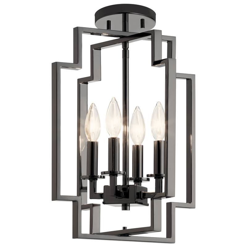 Kichler Downtown Deco 4 Light 12" Wide Taper Candle Pendant