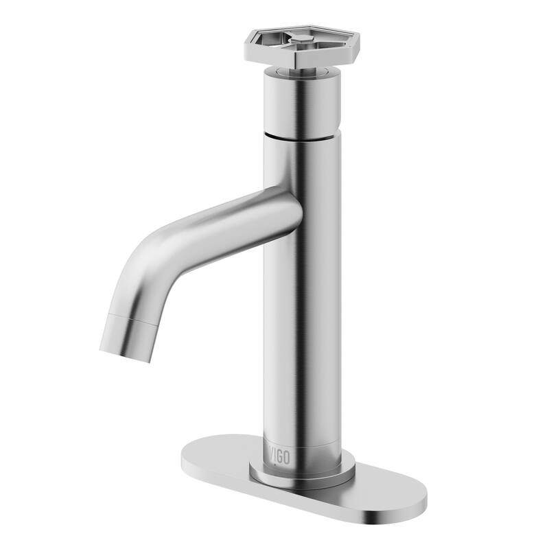 VIGO Ruxton 8" H Single Handle Single Hole Bathroom Faucet