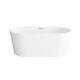 Option Glossy White with Brushed Gold Trim