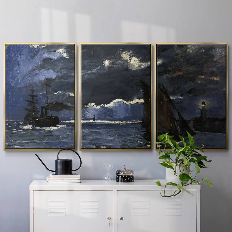 Monet - Multi Piece Framed Canvas