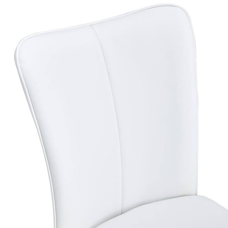 Modern PU Leather Minimalist Dining Chairs Set of 4