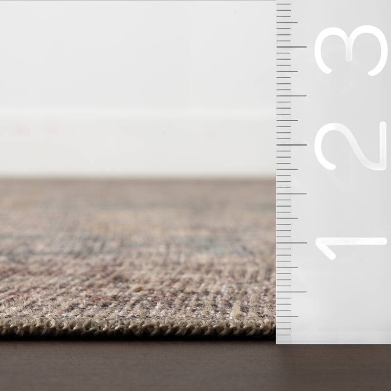 Nuloom Hillstone Collection Traditional Vintage Medallion Area Rug