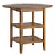 Eleanor Round Counter-height Drop-leaf Table by iNSPIRE Q Classic - Oak