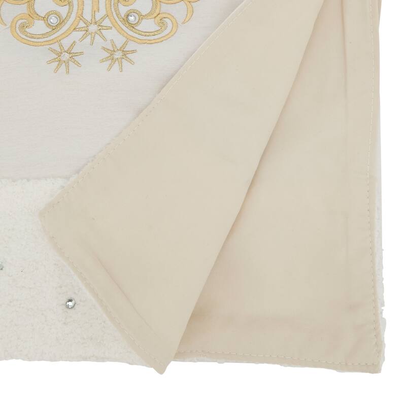 Festive Embroidered Christmas Tree Table Runner - 16"x72"