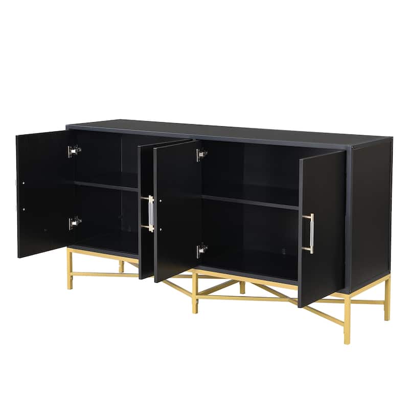 Four-Door Sideboard Buffet Cabinet Storage Cabinet