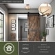 preview thumbnail 2 of 7, Lodge 12-in W Cream Rustic Antler Bowl Semi Flush Mount Ceiling Light Cream Glass - 12-in W x 9-in H x 12-in D