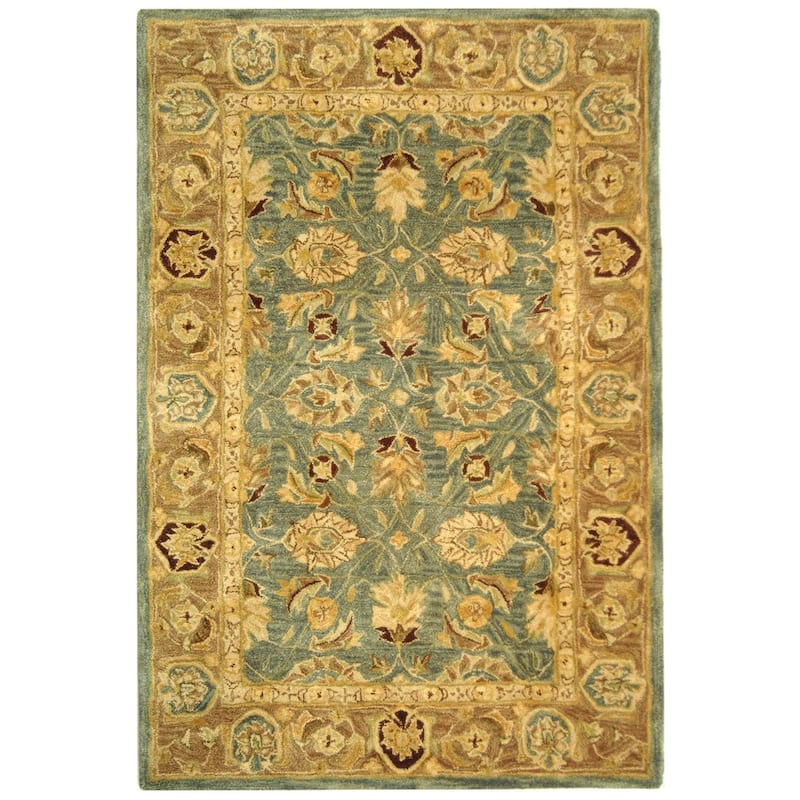 SAFAVIEH Handmade Anatolia Meenje Traditional Oriental Hand-spun Wool Rug