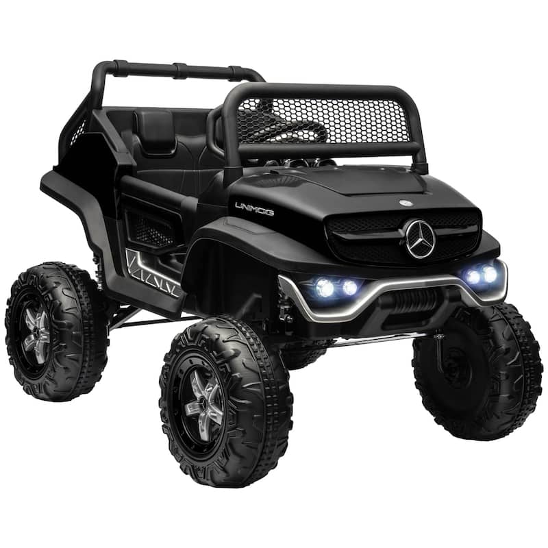 Aosom 12V Battery Powered Licensed Mercedes-Benz Ride on Truck