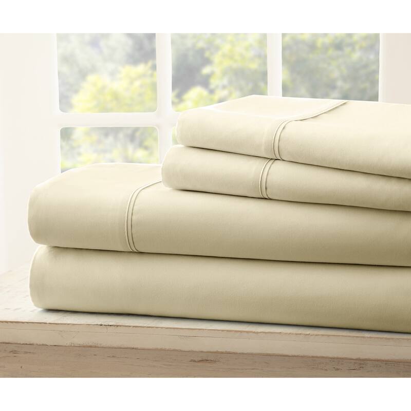 Soft Essentials Ultra-soft 4-piece Bed Sheet Set - Full - Cream