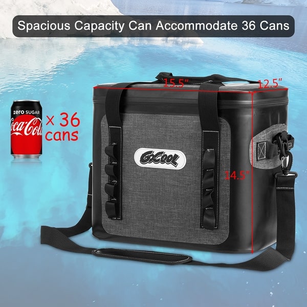 Shop 36 Cans Large Soft Pack Cooler Bag Insulated Water Resistant