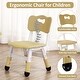 preview thumbnail 29 of 35, Kids Table and 4Chairs Set-Height Adjustable Desk