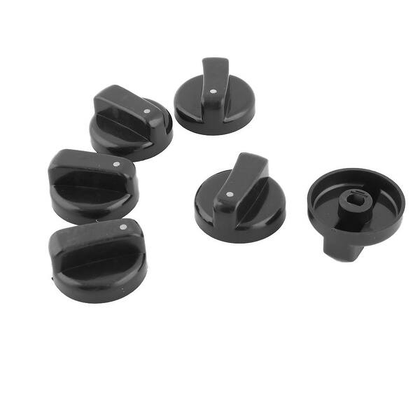 Kitchen Plastic Gas Stove Cooker Oven Control Rotary Switch Knobs Black