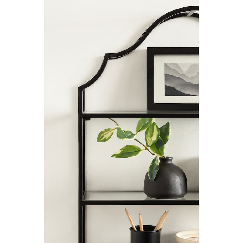 Kate and Laurel Leanna Tiered Wall Shelf