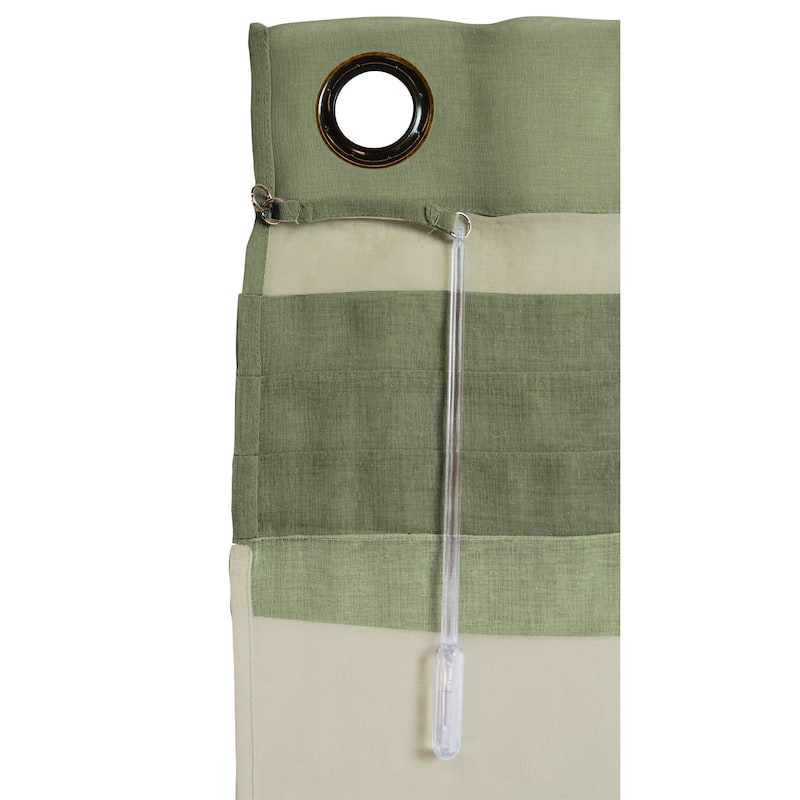 Geneva Elegant Sheer Grommet Patio Curtain Panel - 104"W x 84"L
