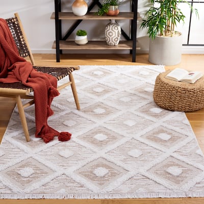 SAFAVIEH Augustine Geidi Trellis Fringe Rug