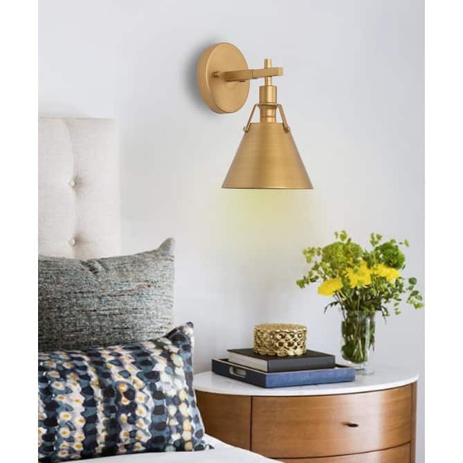 1 Light wall sconces solid gold wall lighting metal bedroom wall lighting