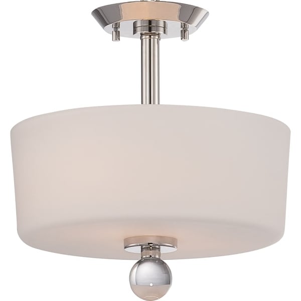 Nuvo Lighting 60/5497 Connie 2 Light 13" Wide Semi-Flush Ceiling Fixture