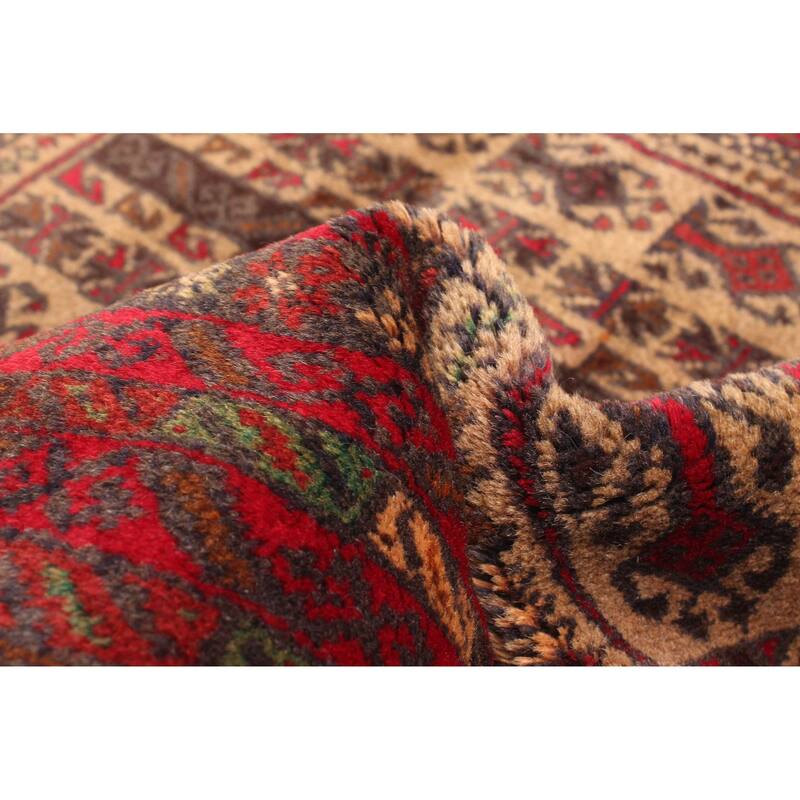 ECARPETGALLERY Hand-knotted Teimani Brown Wool Rug - 2'11 x 4'8