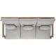 preview thumbnail 22 of 35, SAFAVIEH Couture Martinique Solid Wood Indoor/Outdoor Patio Sofa - 83 IN W x 36 IN D x 33 IN H