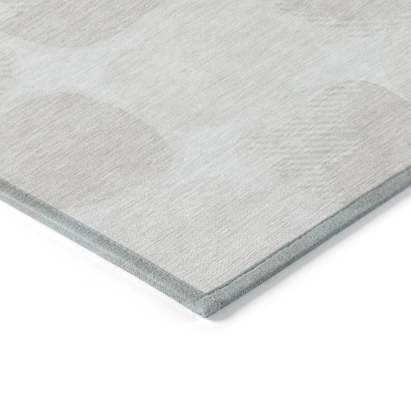 Machine Washable Indoor/ Outdoor Chantille Modern Puffy Rug