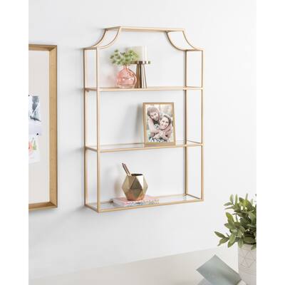 Kate and Laurel Ciel 4-tier Wall Shelf - 20x30
