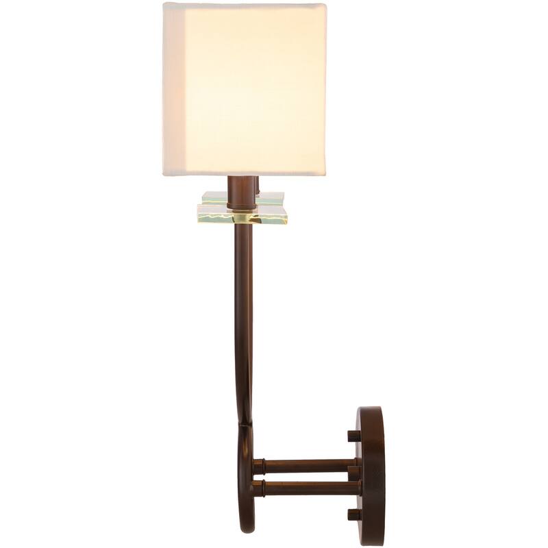 Loryn Classic Bronze 2-light Wall Sconce - 18.25"H x 13"W x 6.75"D