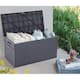 SUNCROWN 120 Gallon Deck Box Outdoor Resin Wicker Storage Container