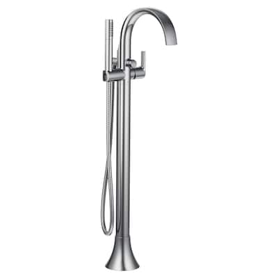 Moen One-Handle Tub Filler Includes Hand Shower Brushed Nickel (S3105BN)